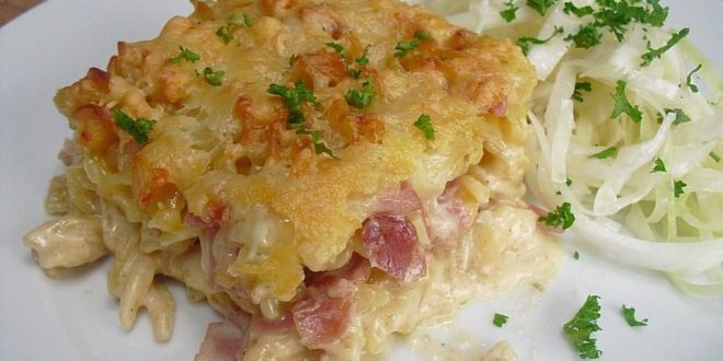 DER BESTE NUDEL – SCHINKEN – AUFLAUF IN LECKERER SAHNESAUCE – REZEPTE ...