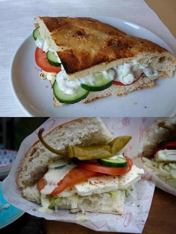 Heißer Schafskäse im Fladenbrot – REZEPTE UND BACKEN
