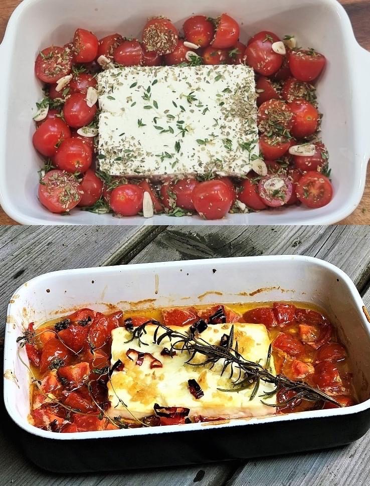 Gebackener Feta mit Tomaten aus dem Ofen – REZEPTE UND BACKEN