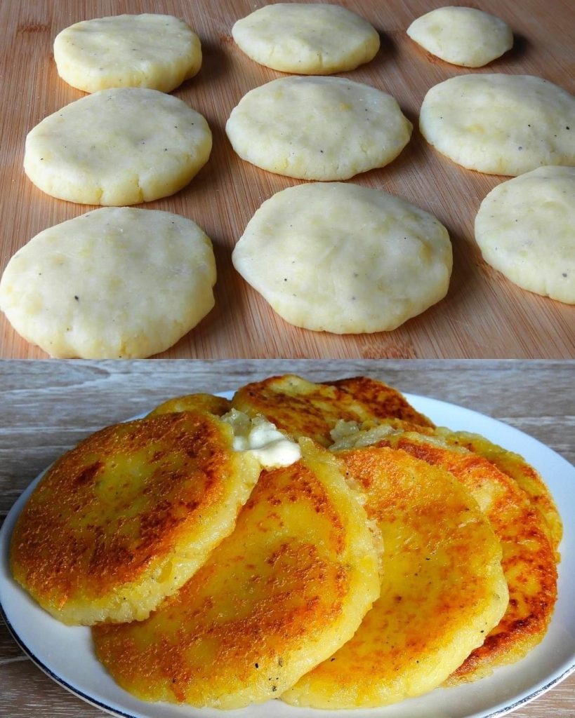 Kartoffel-Mozzarella-Pfannkuchen – REZEPTE UND BACKEN