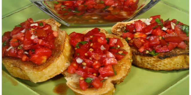 Bruschetta mit Tomaten und Knoblauch – REZEPTE UND BACKEN