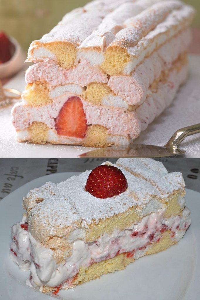 ERDBEER KARDINALSCHNITTE – REZEPTE UND BACKEN